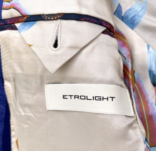 Etro slim linen jacket