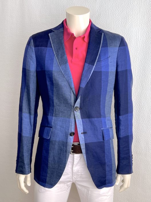 Etro slim linen jacket