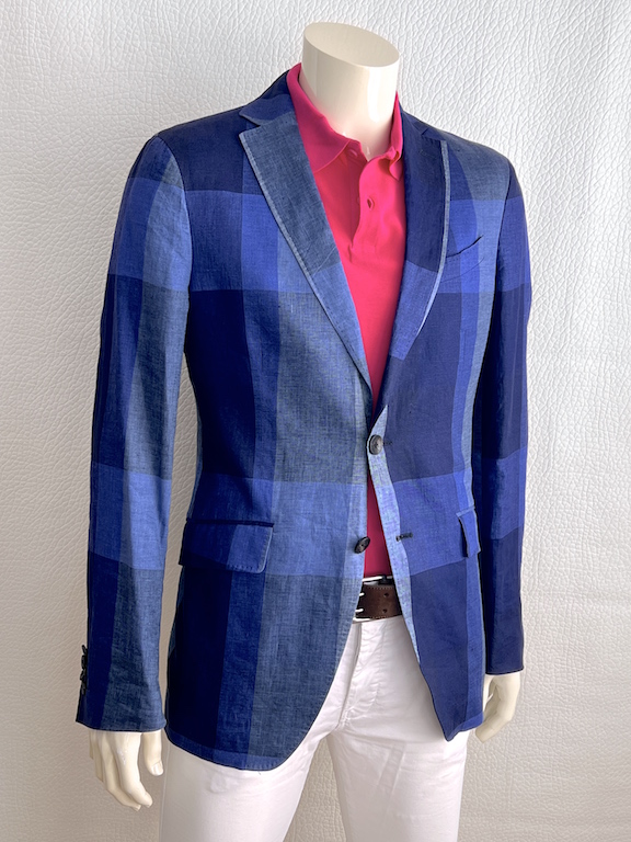 Etro slim linen jacket