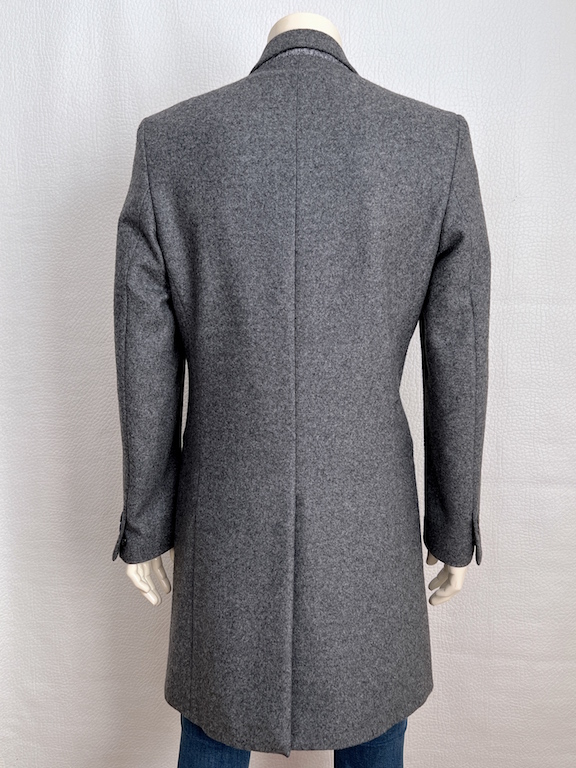 Maison Martin Margiela gray double-breasted wool coat