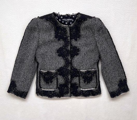 Dolce & Gabbana Wool Suit - Lace Details