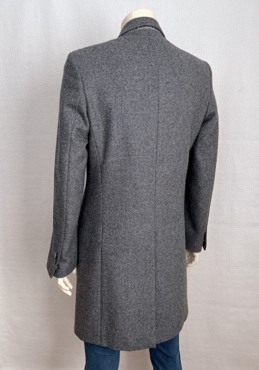 Maison Martin Margiela gray double-breasted wool coat