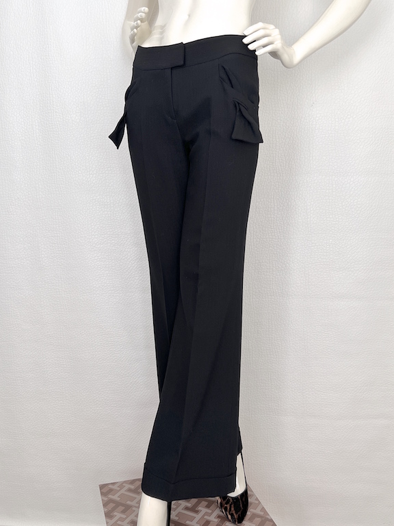 RARE Dior by Galliano black wool pants