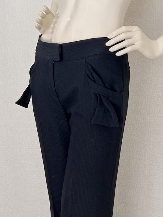 RARE Dior by Galliano black wool pants