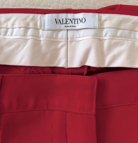 Valentino silk wool pants