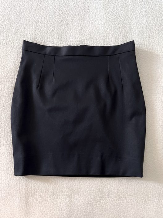 Dolce & Gabbana black mini skirt