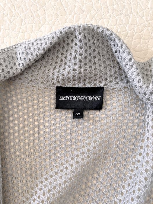 Emporio Armani knit slim jacket
