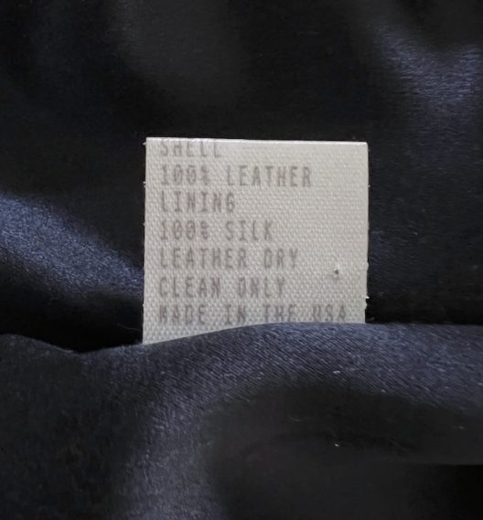 Carolina Herrera New York short double-breasted leather jacket