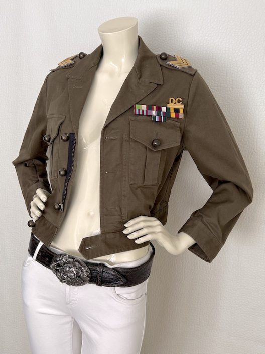 Dsquared2 short jacket-military style