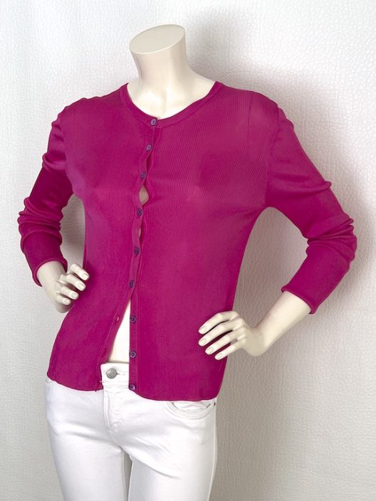 Dolce & Gabbana fuchsia viscose cardigan