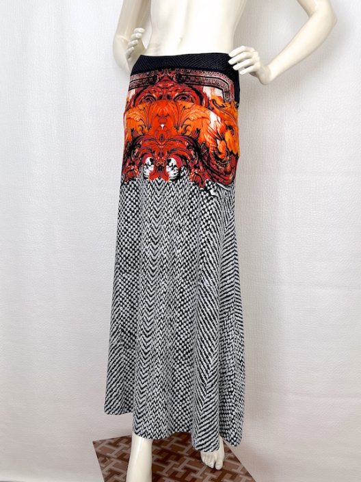 Roberto Cavalli 2 in 1 long skirt-strapless dress