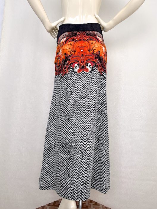 Roberto Cavalli 2 in 1 long skirt-strapless dress