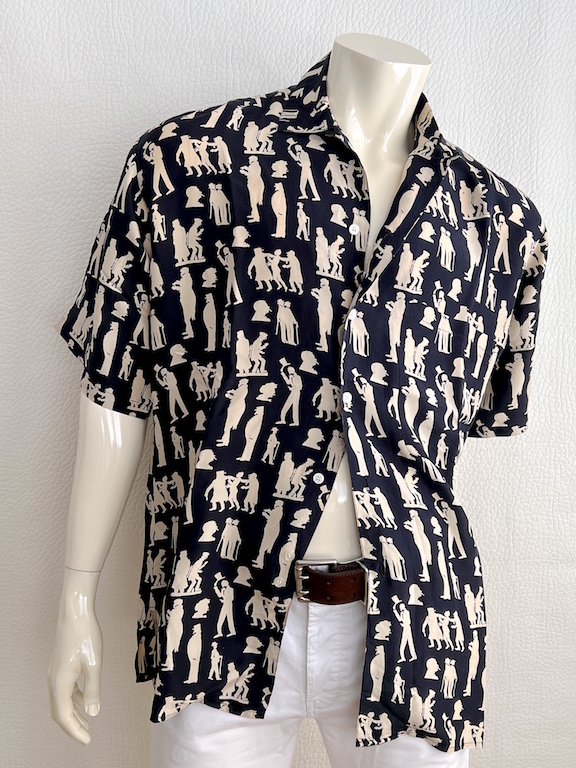 VTG Perry Ellis by Marc Jacobs silk shirt