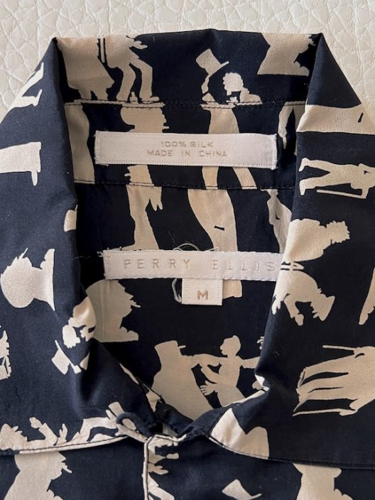 VTG Perry Ellis by Marc Jacobs silk shirt