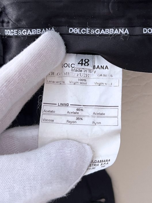 Dolce & Gabbana virgin wool pants