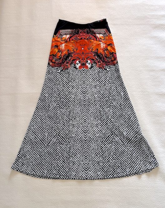 Roberto Cavalli 2 in 1 long skirt-strapless dress