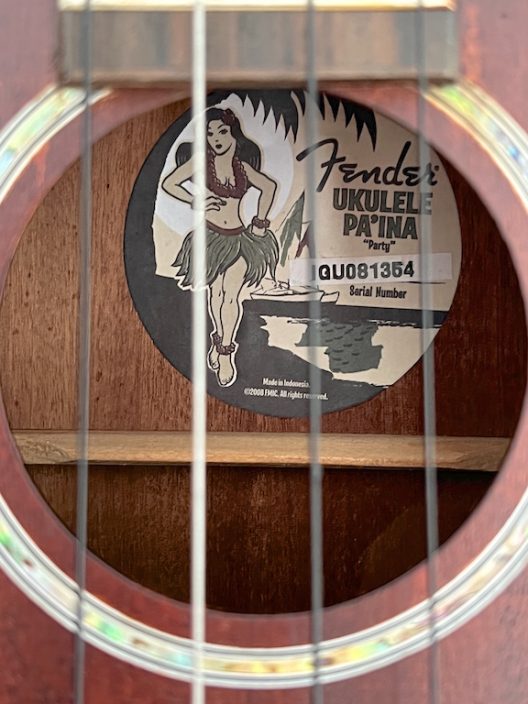 Fender Ukulele Pa’ina guitar