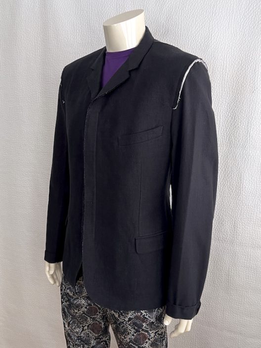 RARE Lanvin unstructured black jacket