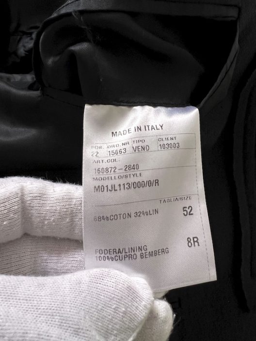 RARE Lanvin unstructured black jacket