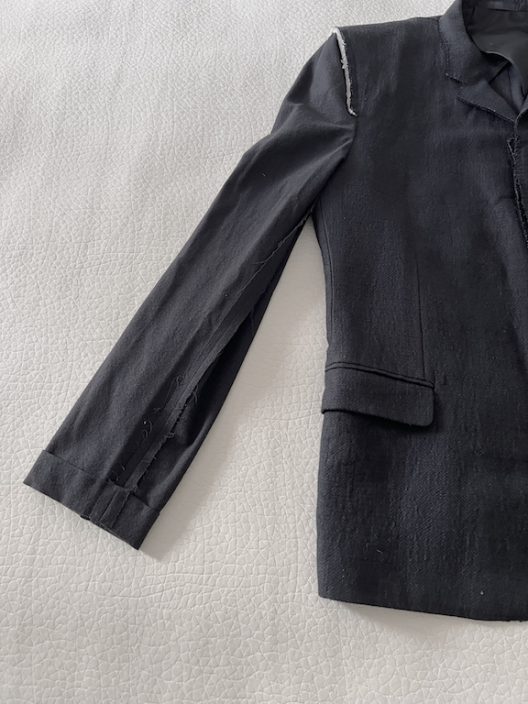 RARE Lanvin unstructured black jacket