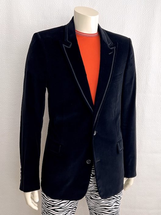 DIOR HOMME 05H By Hedi Slimane black velvet jackte