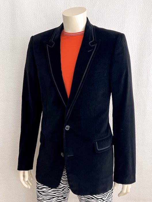 DIOR HOMME 05H By Hedi Slimane black velvet jackte