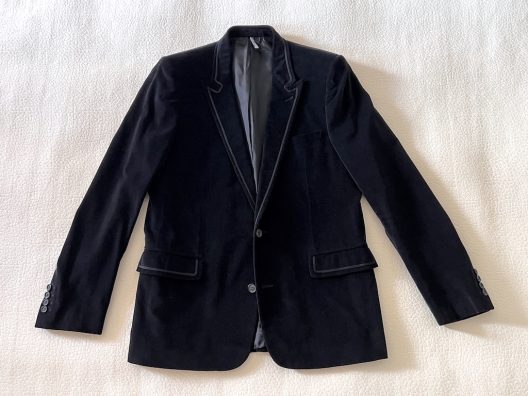 DIOR HOMME 05H By Hedi Slimane black velvet jackte