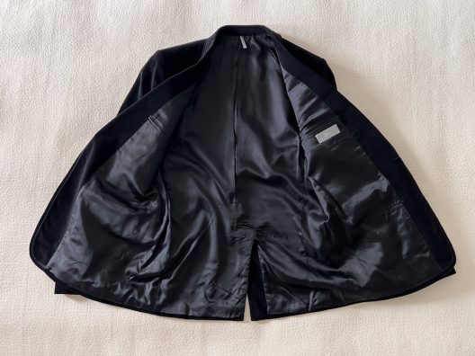 DIOR HOMME 05H By Hedi Slimane black velvet jackte