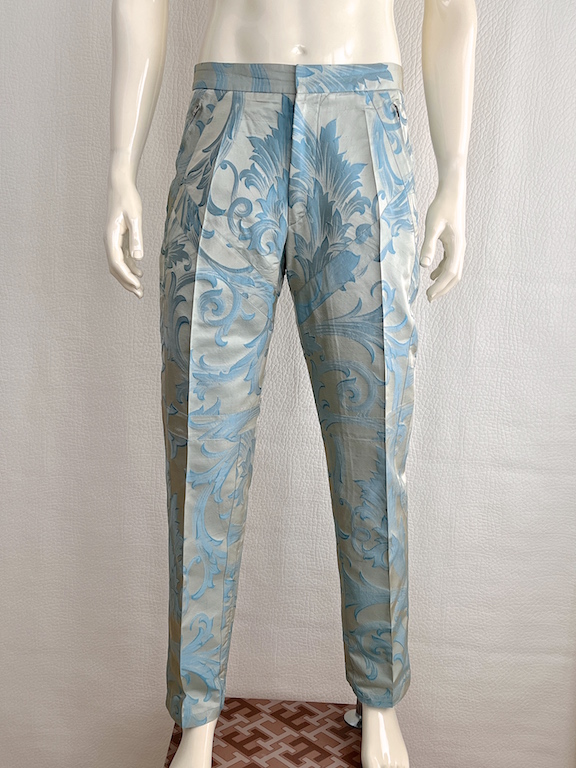 Gianni Versace Couture silk pants, baroque print