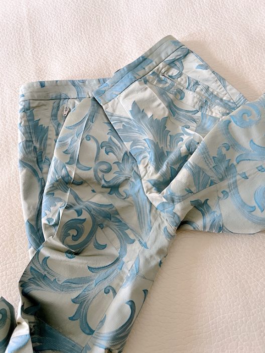 Gianni Versace Couture silk pants, baroque print