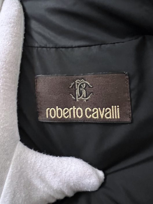 Roberto Cavalli animal print down coat