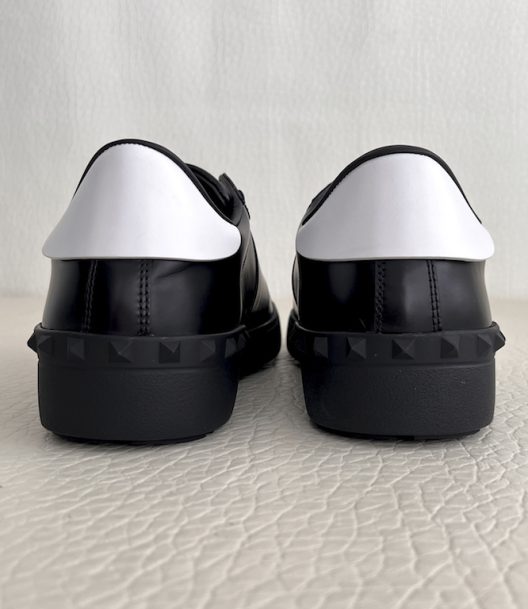 Valentino Rockstud open sneakers with VLTN print
