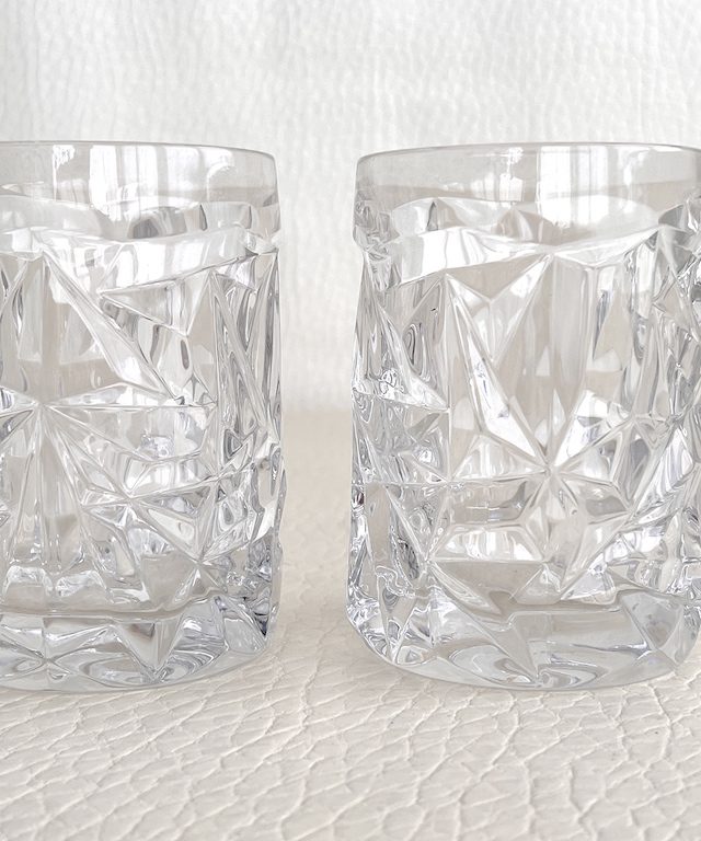 Tiffany & CO. Vintage Set 2 - Rock cut beer mugs