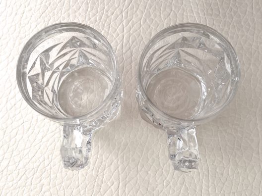 Tiffany & CO. Vintage Set 2 - Rock cut beer mugs