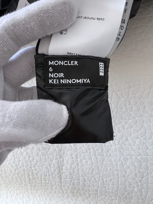 RARE Moncler down-filled pleated skirt, leather details