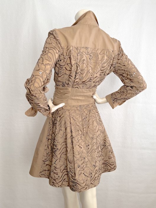 Roberto Cavalli Jacquard Set (blouse - skirt)