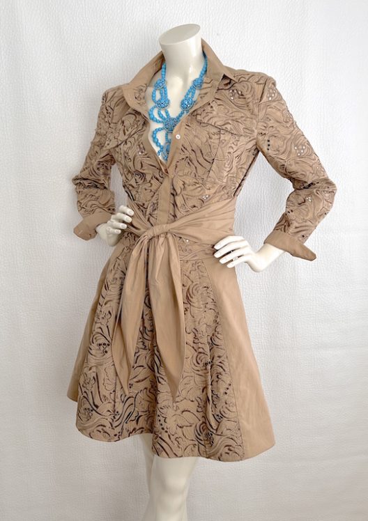 Roberto Cavalli Jacquard Set (blouse - skirt)