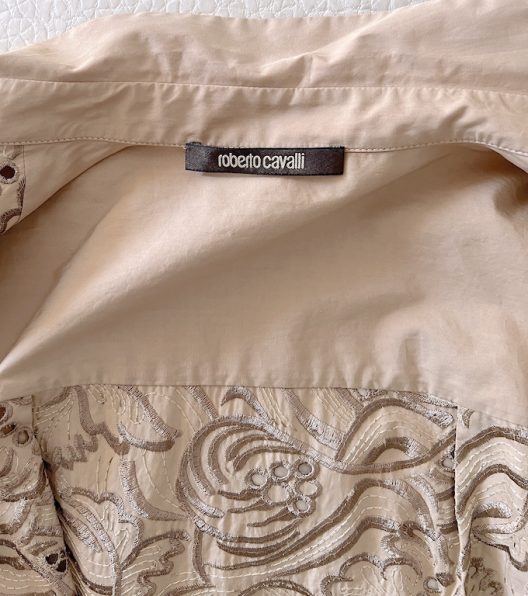 Roberto Cavalli Jacquard Set (blouse - skirt)