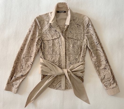 Roberto Cavalli Jacquard Set (blouse - skirt)