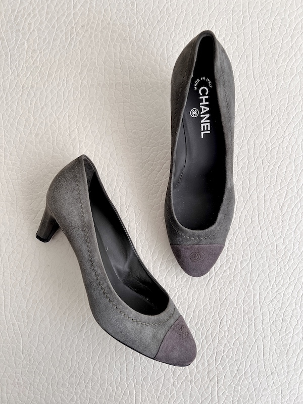 Chanel Suede Heels 