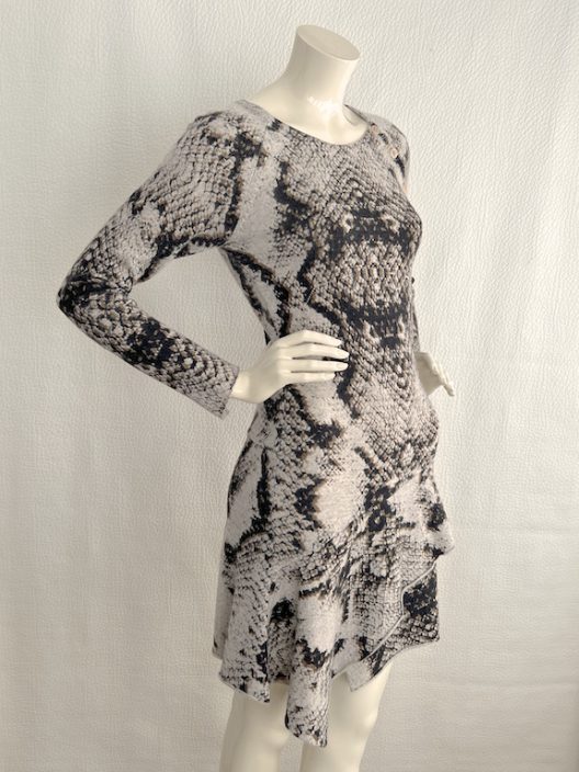 Zadig & Voltaire knit asymmetric cashmere dress