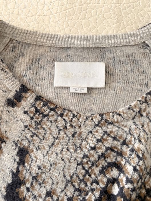 Zadig & Voltaire knit asymmetric cashmere dress