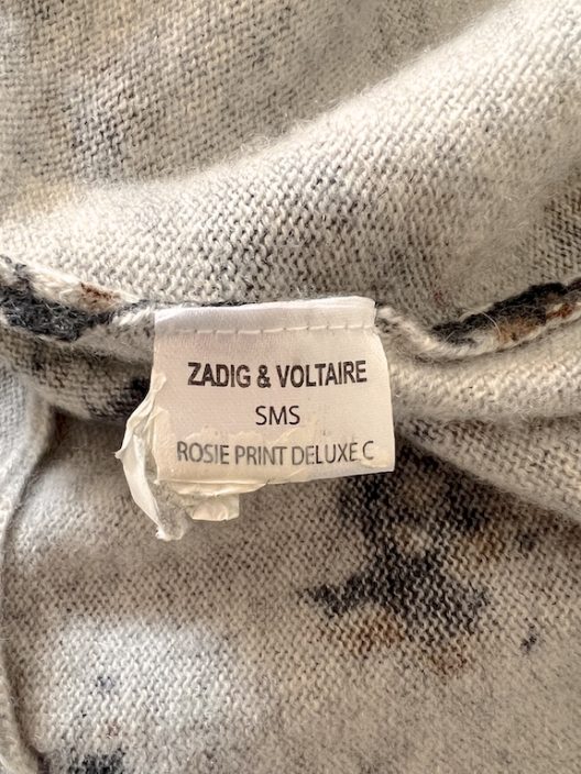 Zadig & Voltaire knit asymmetric cashmere dress