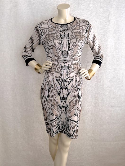 Roberto Cavalli Knit Silk-Cotton Dress