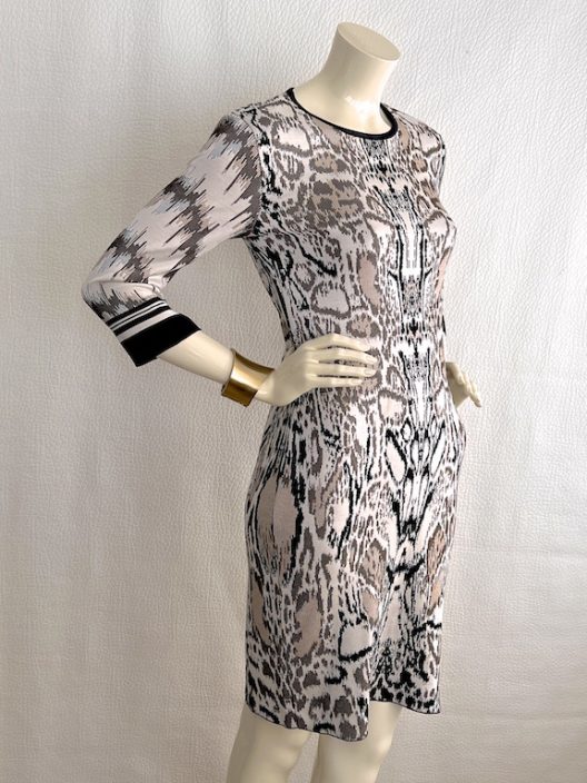 Roberto Cavalli Knit Silk-Cotton Dress