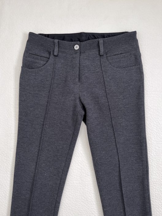 Dolce & Gabbana Slim Knit Gray Pants