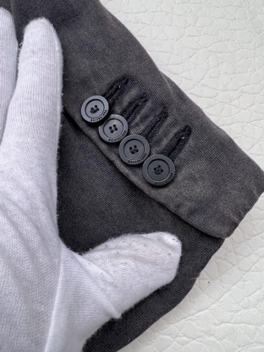 Balenciaga by Demna Gvasalia Distressed Double-Breasted Jacket