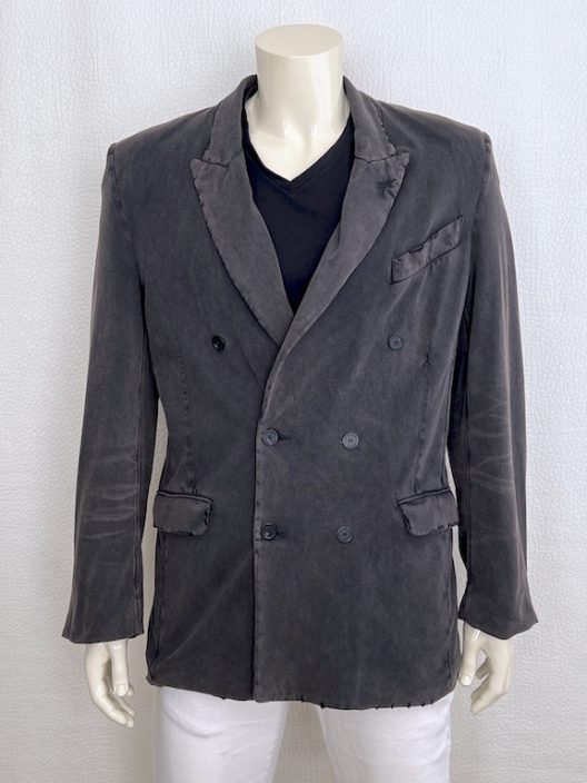 Balenciaga by Demna Gvasalia Distressed Double-Breasted Jacket