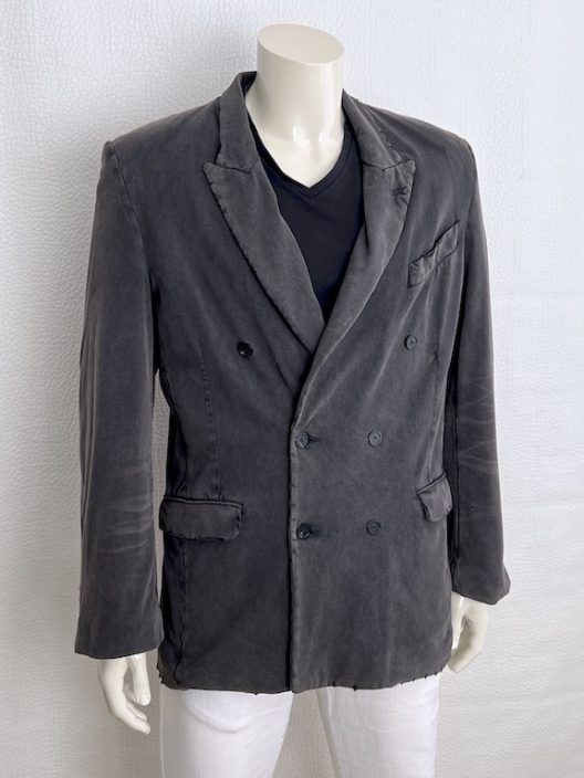 Balenciaga by Demna Gvasalia Distressed Double-Breasted Jacket