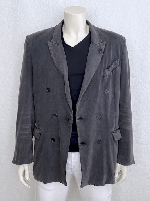 Balenciaga by Demna Gvasalia Distressed Double-Breasted Jacket